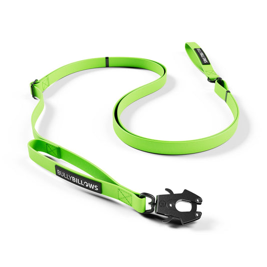 Adjustable Billowthane Lead | 2-3 metres - Neon Green