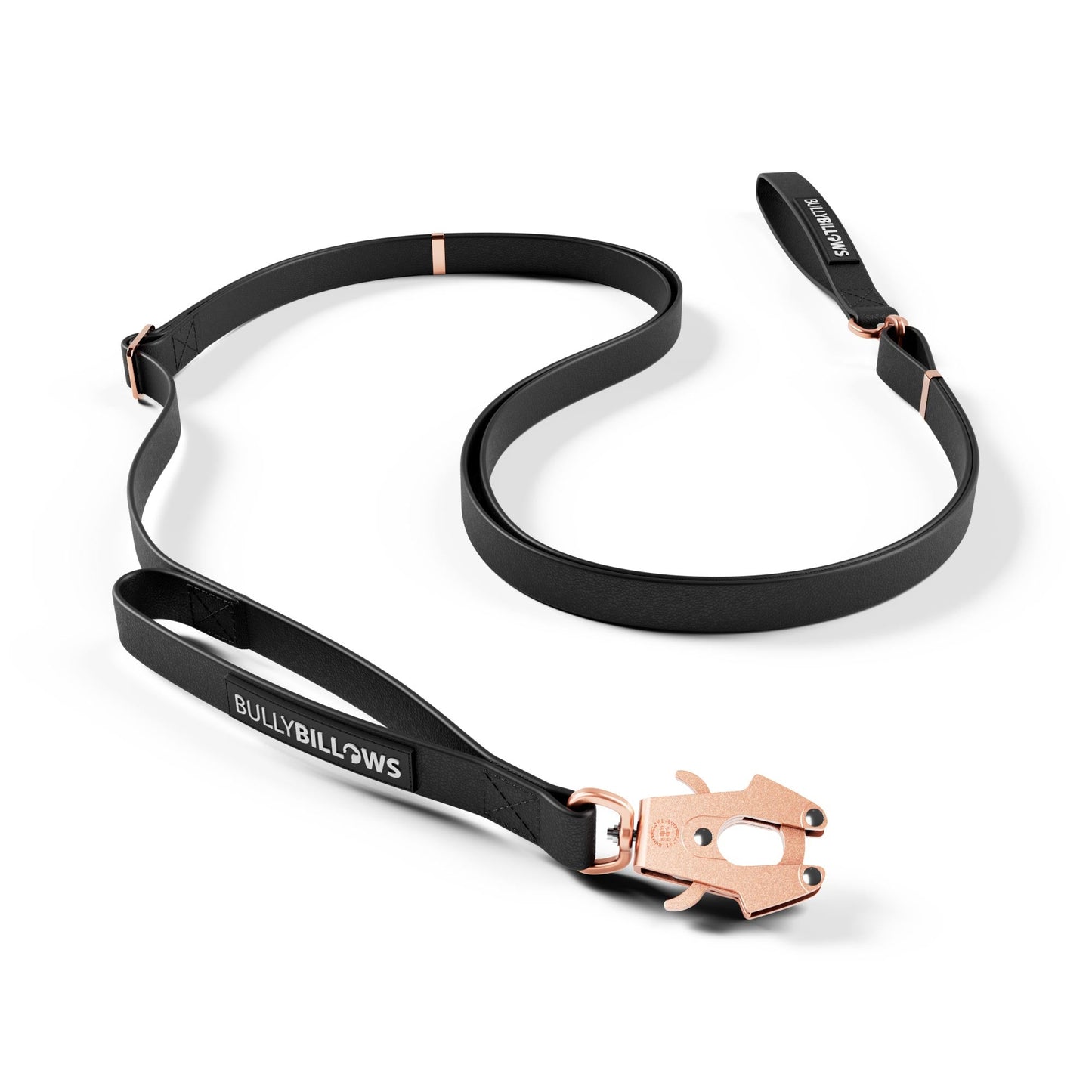Adjustable Billowthane Lead | 2-3 metres - Rose Gold