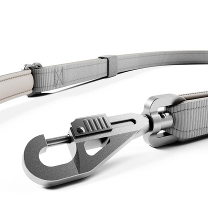 Adjustable Snap Hook Lead - Grey