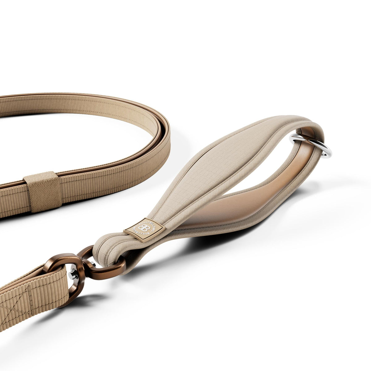 Adjustable Snap Hook Lead - Tan