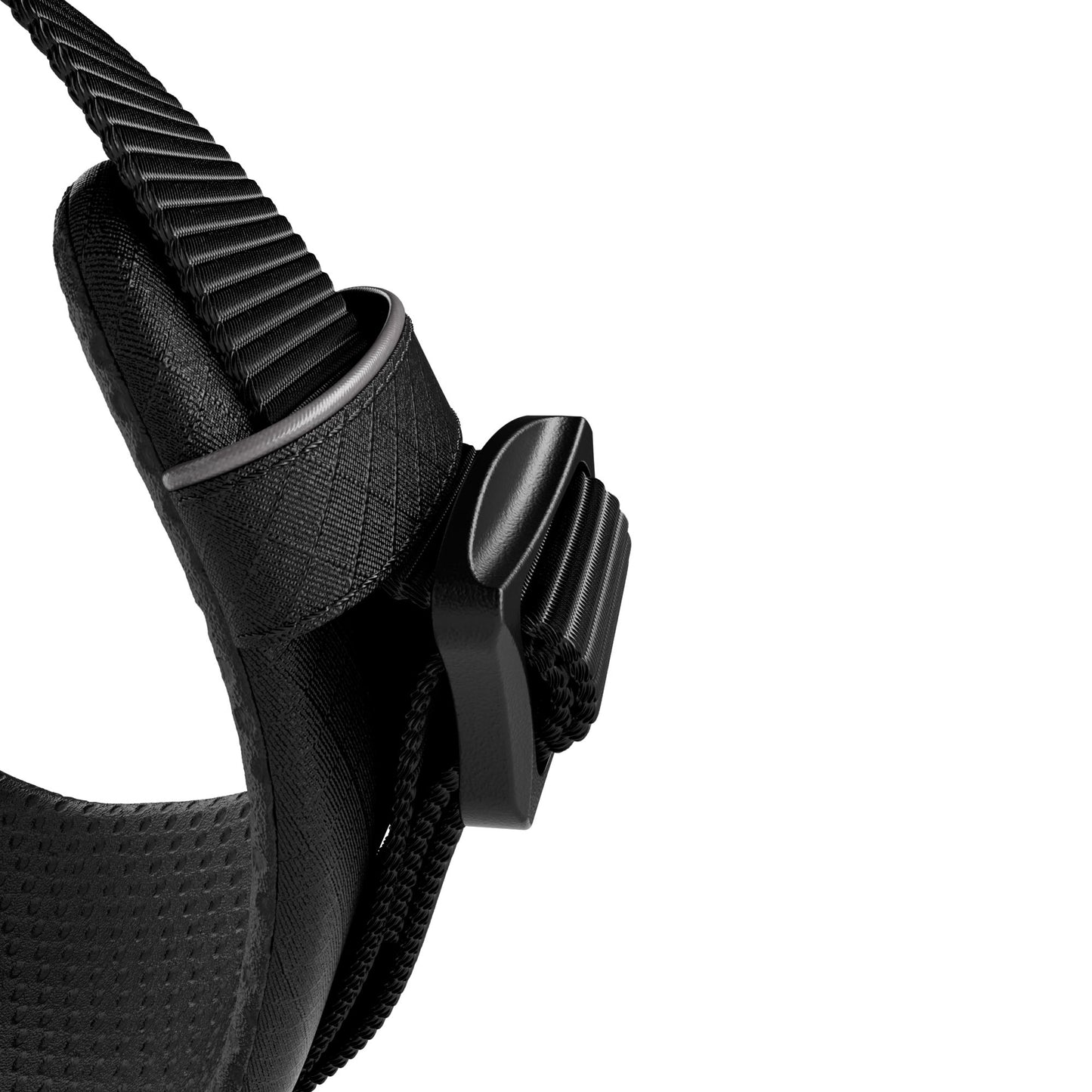 Air Mesh Harness - Anti-Pull, With Handle, Non Restrictive & Adjustable - Black
