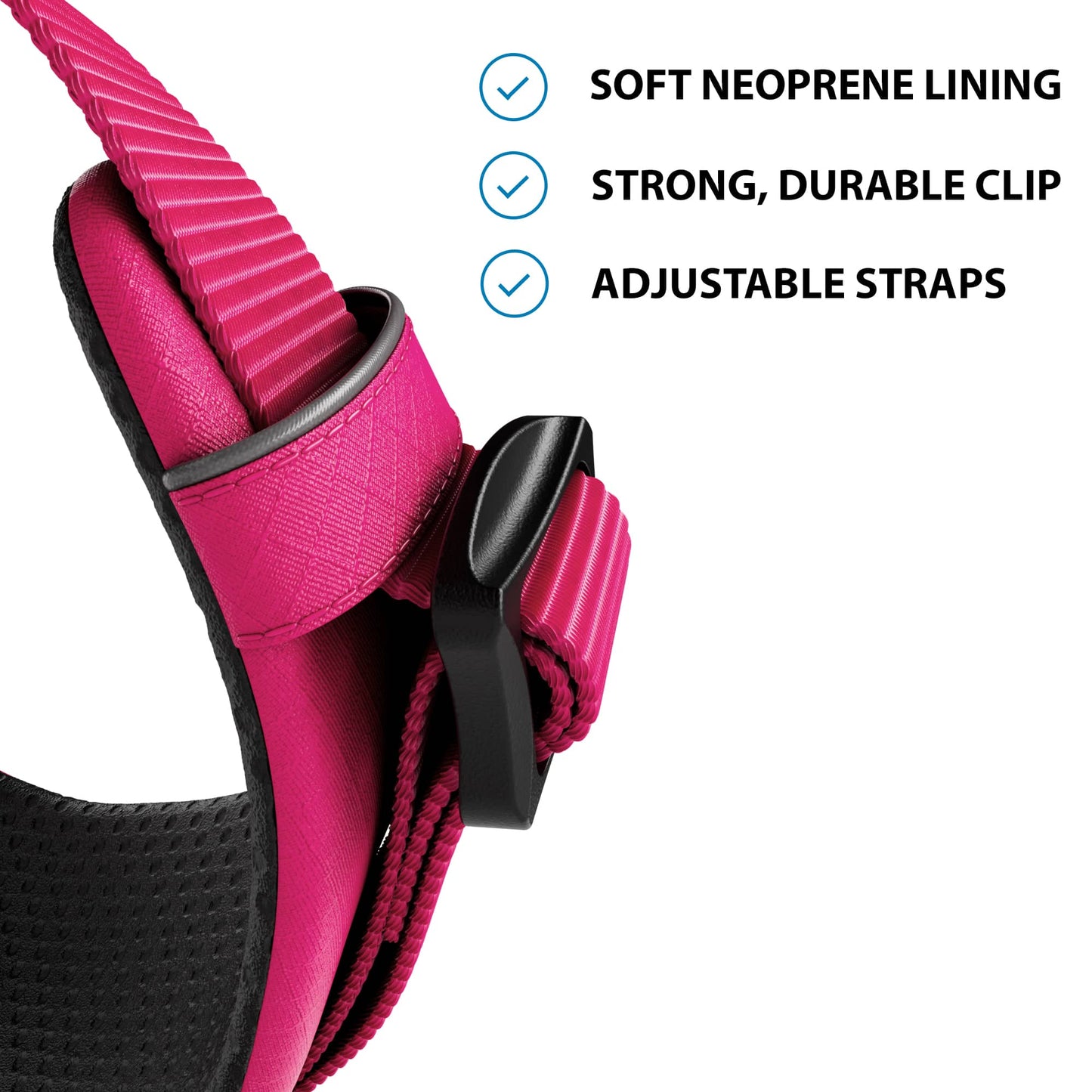 Air Mesh Harness - Anti-Pull, With Handle, Non Restrictive & Adjustable - Carminerose