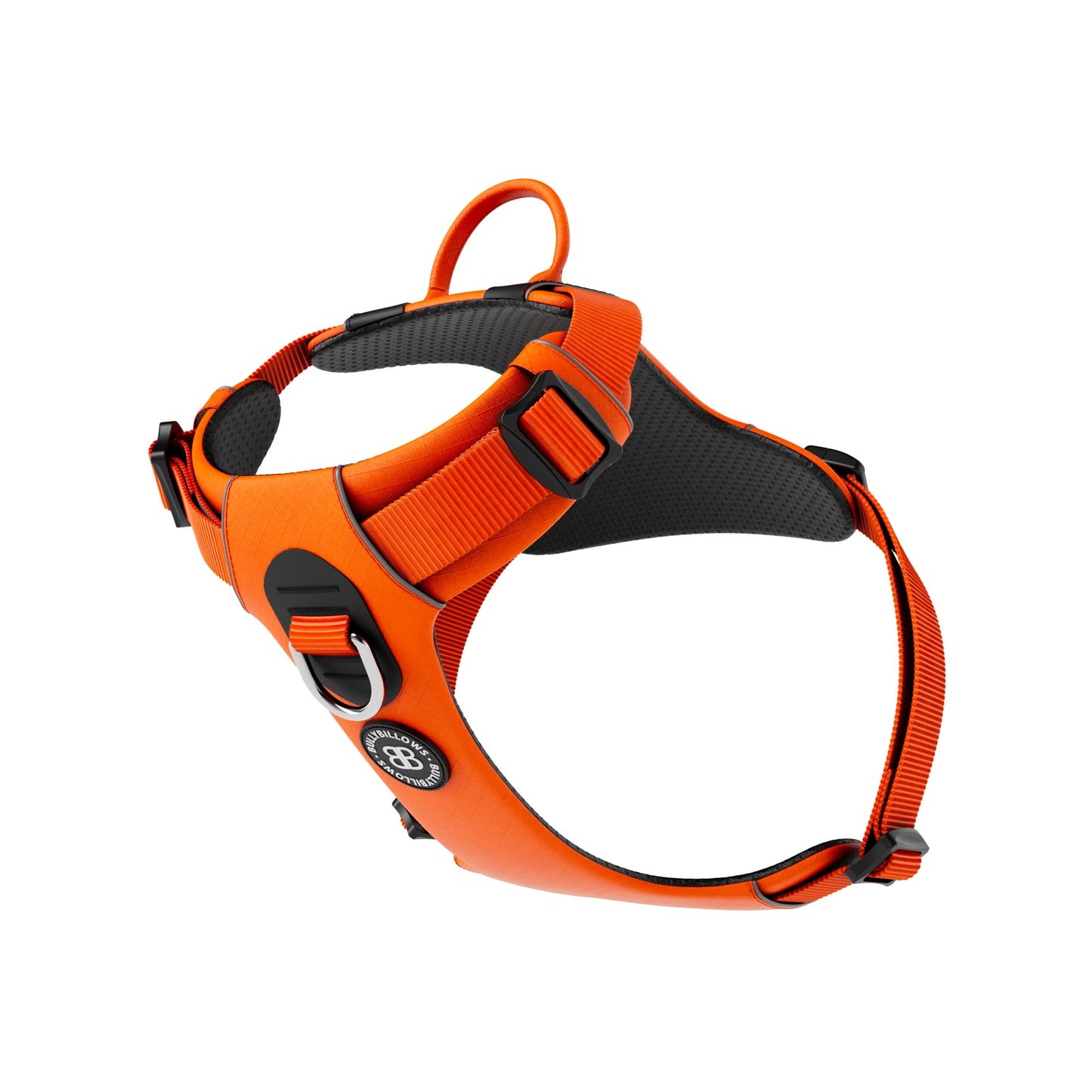 Air Mesh Harness - Anti-Pull, With Handle, Non Restrictive & Adjustable - Orange