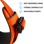 Air Mesh Harness - Anti-Pull, With Handle, Non Restrictive & Adjustable - Orange