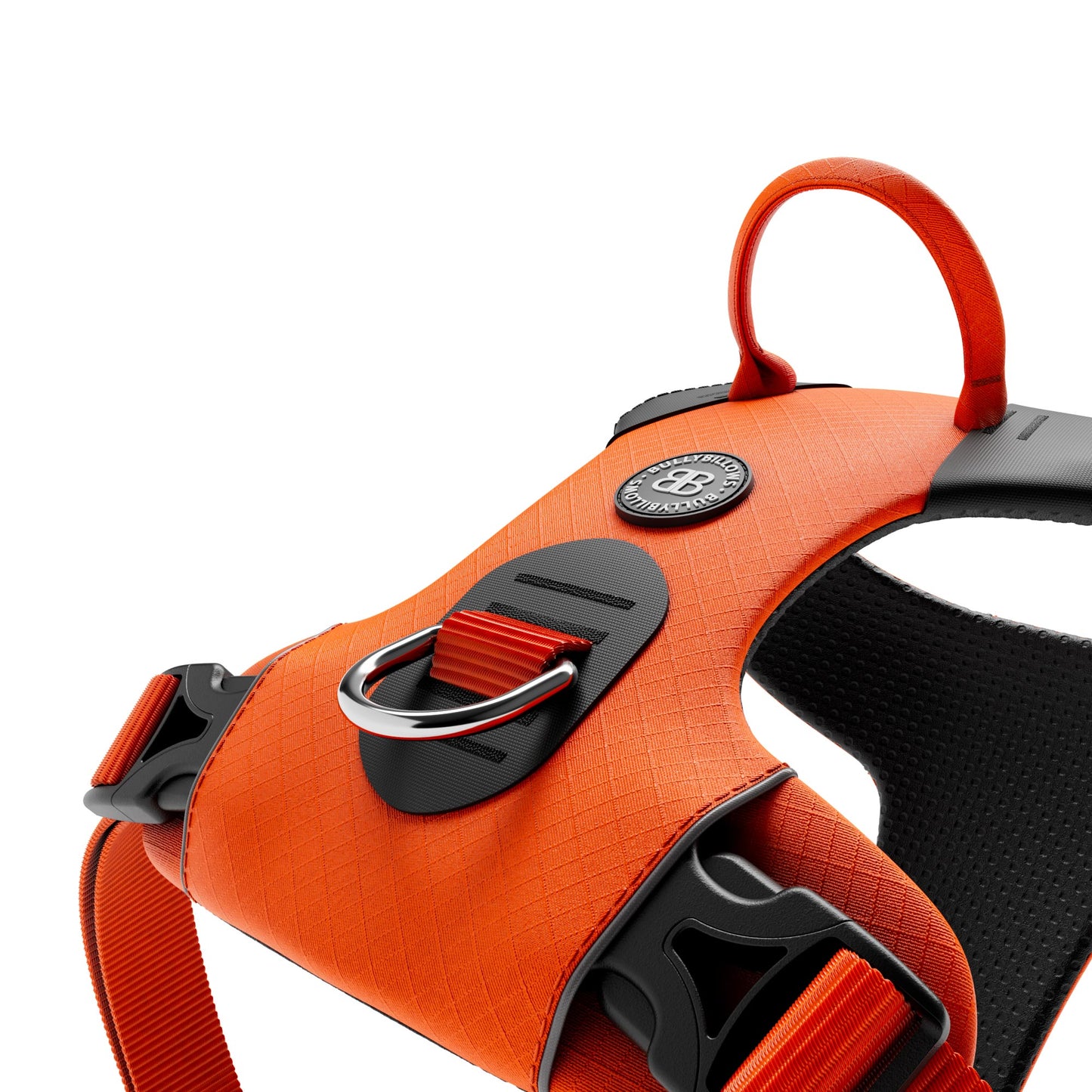 Air Mesh Harness - Anti-Pull, With Handle, Non Restrictive & Adjustable - Orange