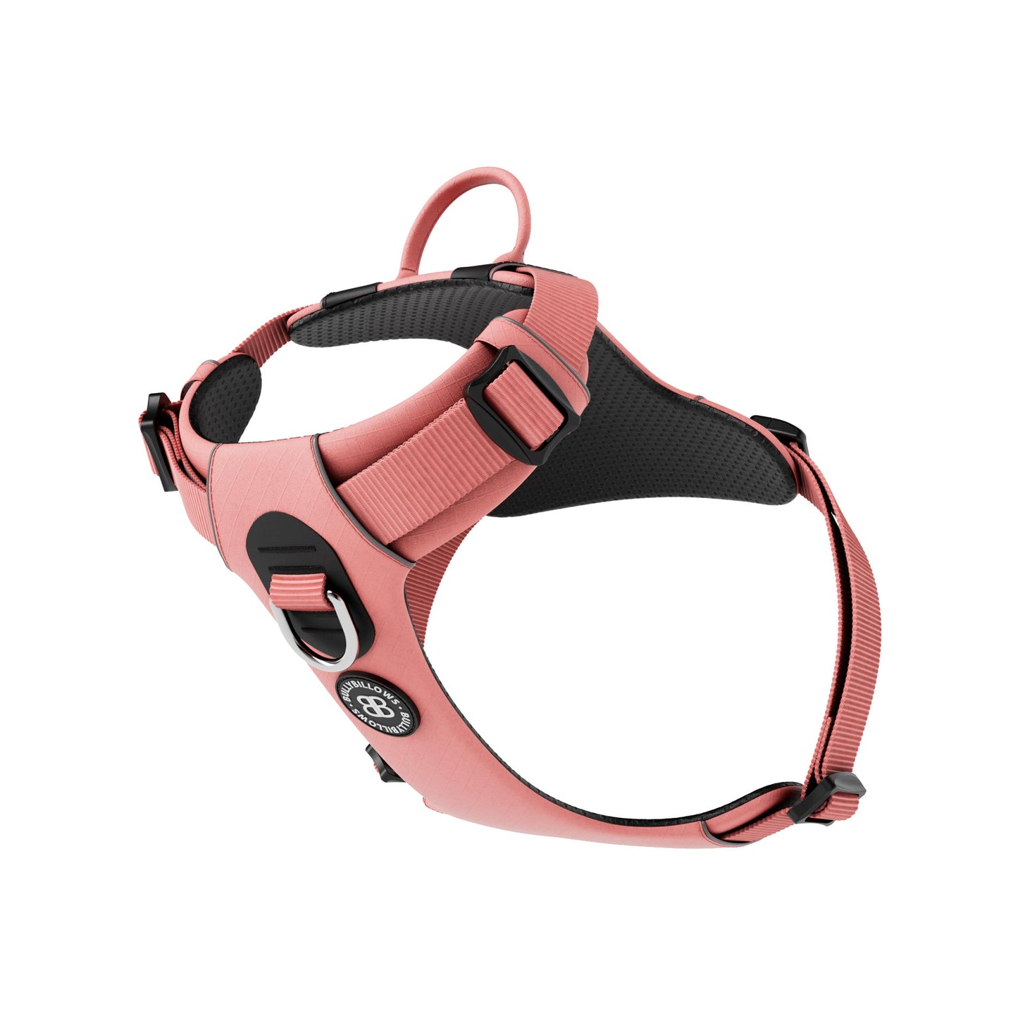 Air Mesh Harness - Anti-Pull, With Handle, Non Restrictive & Adjustable - Pink