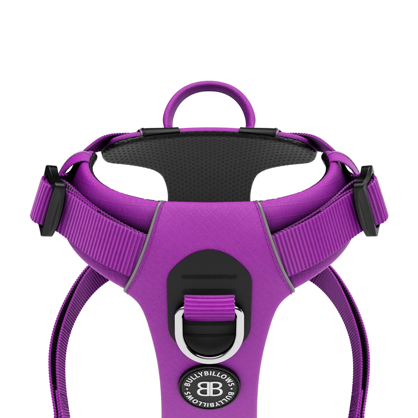 Air Mesh Harness - Anti-Pull, With Handle, Non Restrictive & Adjustable - Purple