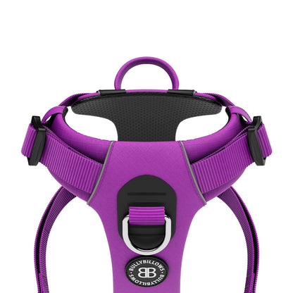 Air Mesh Harness - Anti-Pull, With Handle, Non Restrictive & Adjustable - Purple