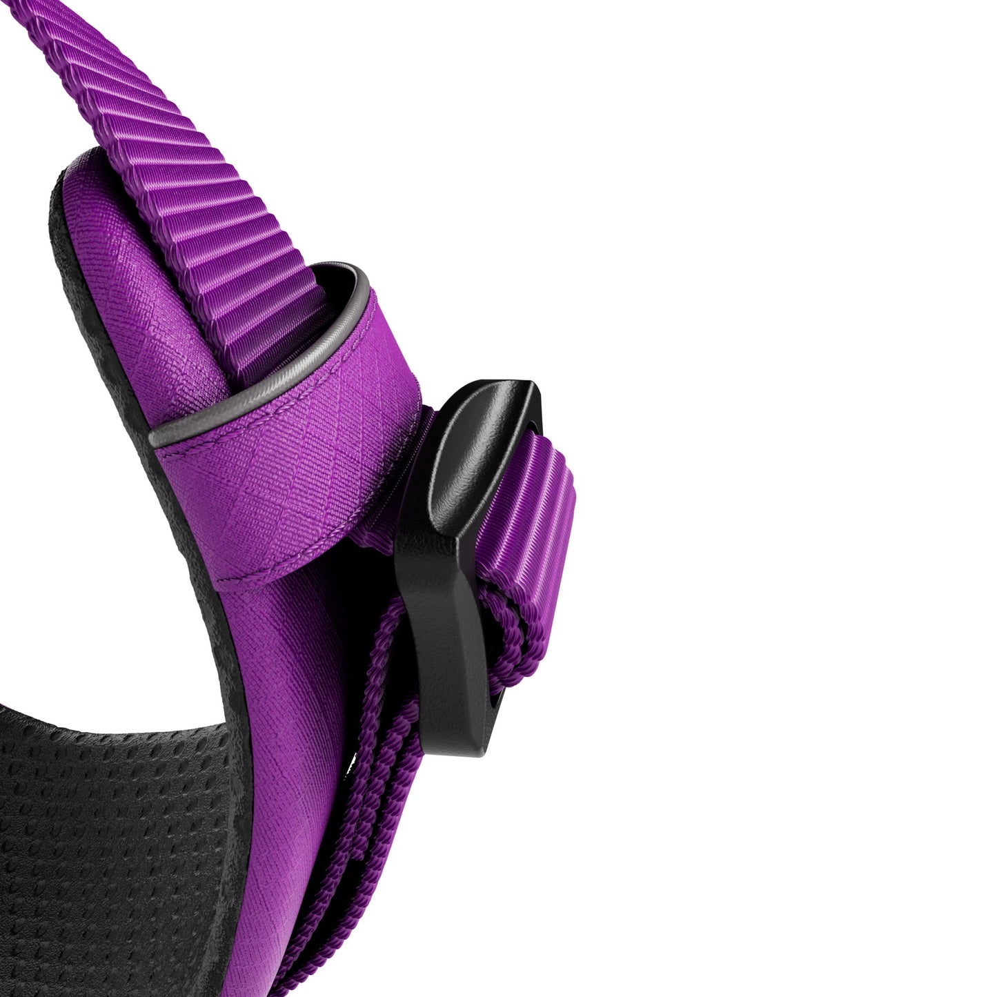 Air Mesh Harness - Anti-Pull, With Handle, Non Restrictive & Adjustable - Purple
