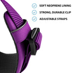 Air Mesh Harness - Anti-Pull, With Handle, Non Restrictive & Adjustable - Purple