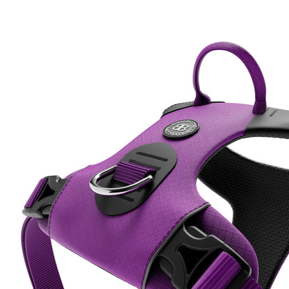 Air Mesh Harness - Anti-Pull, With Handle, Non Restrictive & Adjustable - Purple