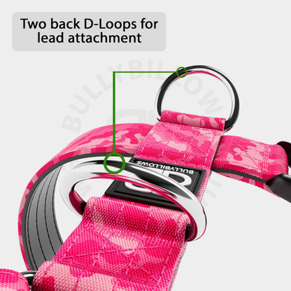 TRI-Harness® | Anti-Pull, Adjustable & Durable - Dog Trainers Choice -  CAMO Bubblegum v2.0