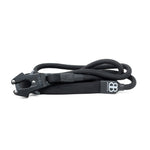 1.4m Combat Rope Lead - Secure Rated Clip - Black