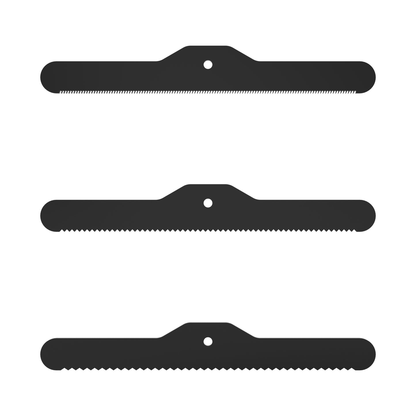 BullyBilows 3-Piece Spare Deshedding Blade Set - Black
