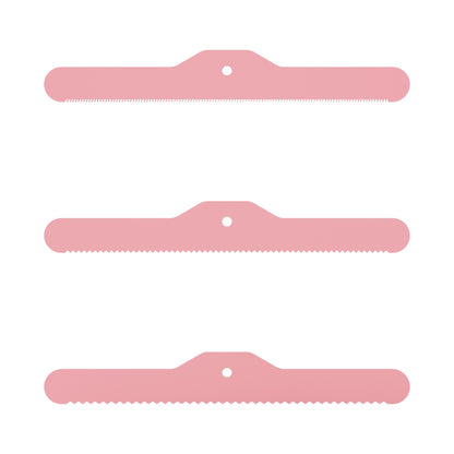 BullyBilows 3-Piece Spare Deshedding Blade Set - Pink