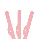 BullyBilows 3-Piece Spare Deshedding Blade Set - Pink