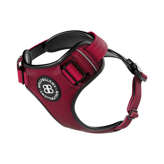 Premium Comfort Harness | Non Restrictive & Adjustable - Burgundy v2.0