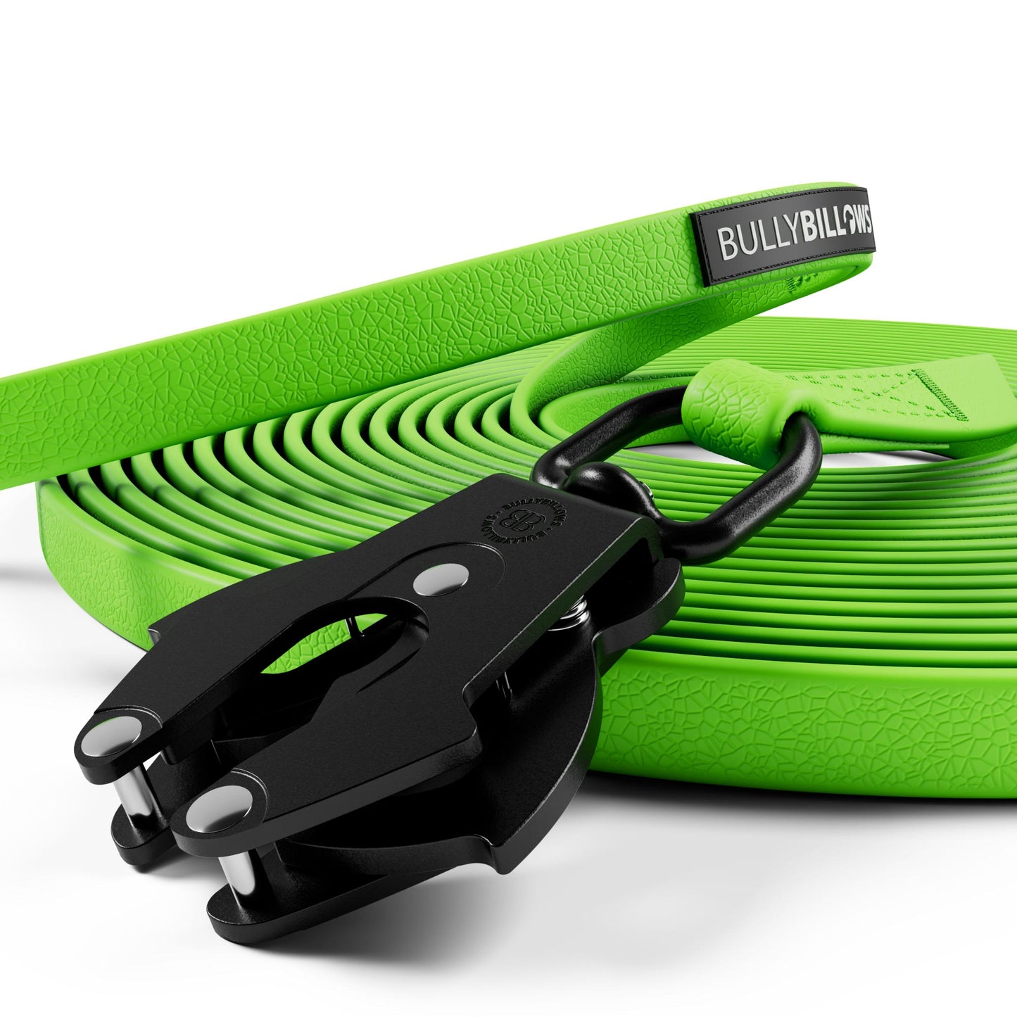 Billowthane 10m Recall Lead | Waterproof | Neon Green