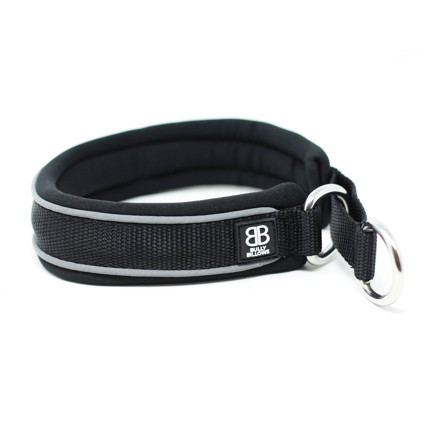 3cm Slip on Collar | Soft Padded & Reflective - Black v2.0