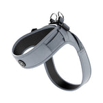 Boomerang Harness - Non Restrictive, Lightweight, Small - Medium Breeds - Grey