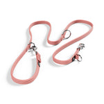 Double Ended Training Lead | All Breeds - Durable & Soft 2m Lead - Pink