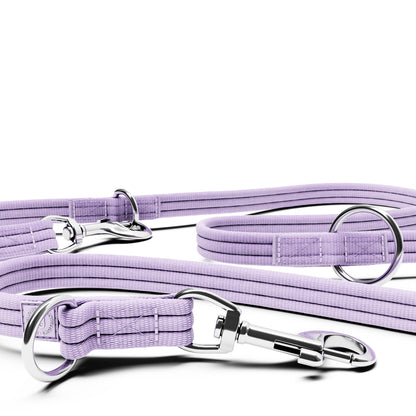 Training Double Ended Dog Lead | 2m Length - Lavender