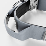 5cm Combat® Collar | With Handle & Rated Clip - PLATINUM Metal Grey v2.0