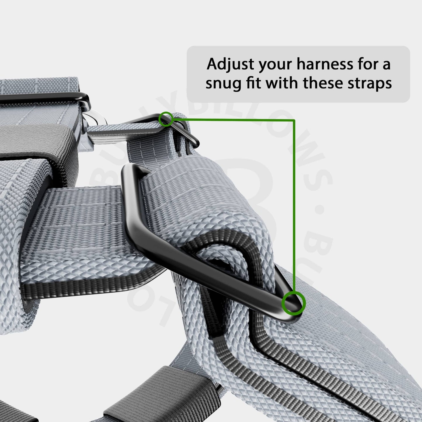 TRI-Harness® | Anti-Pull, Adjustable & Durable - Dog Trainers Choice - Metal Grey v2.0