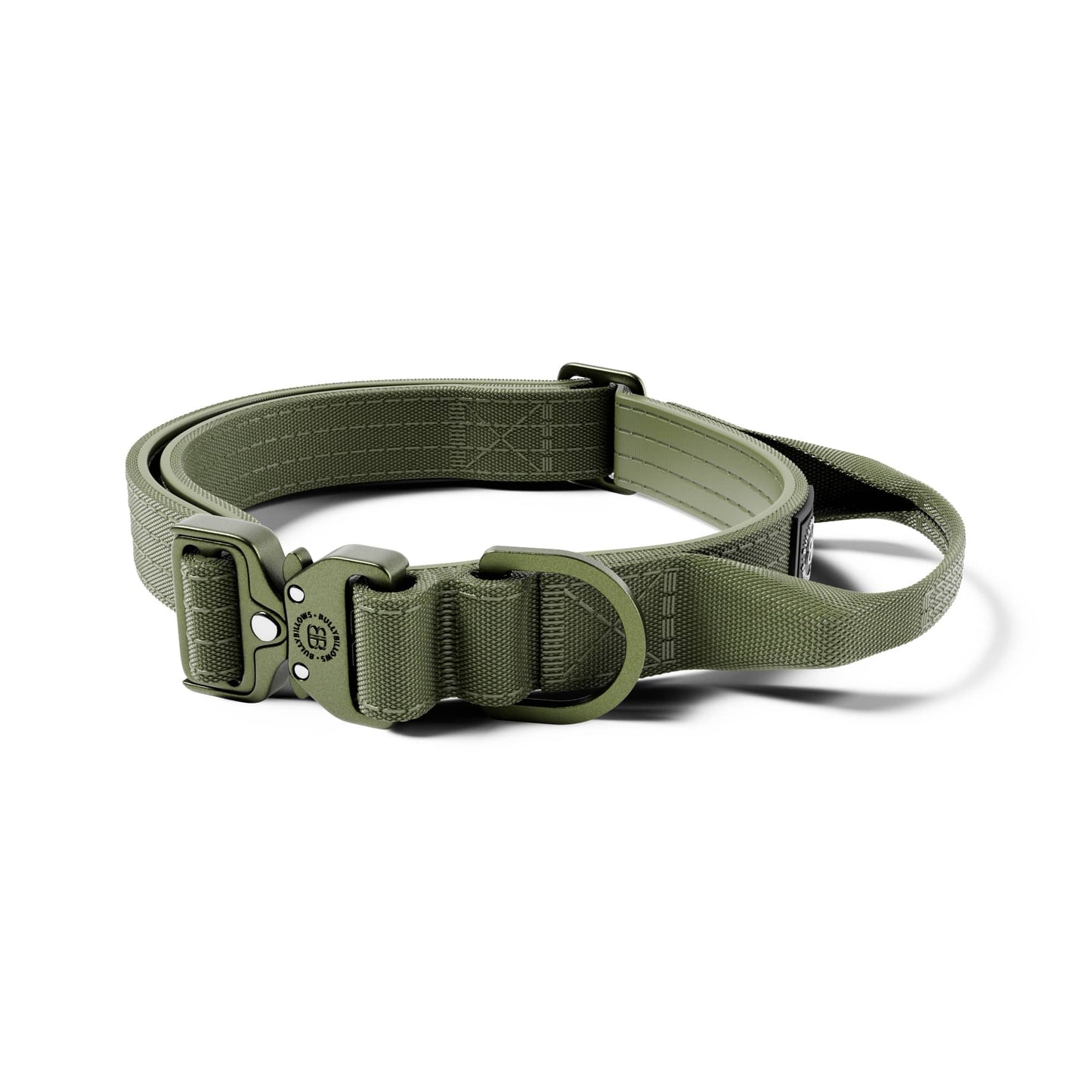 2.5cm LIGHTER Combat® Collar | With Handle Rated Clip - Khaki x Khaki
