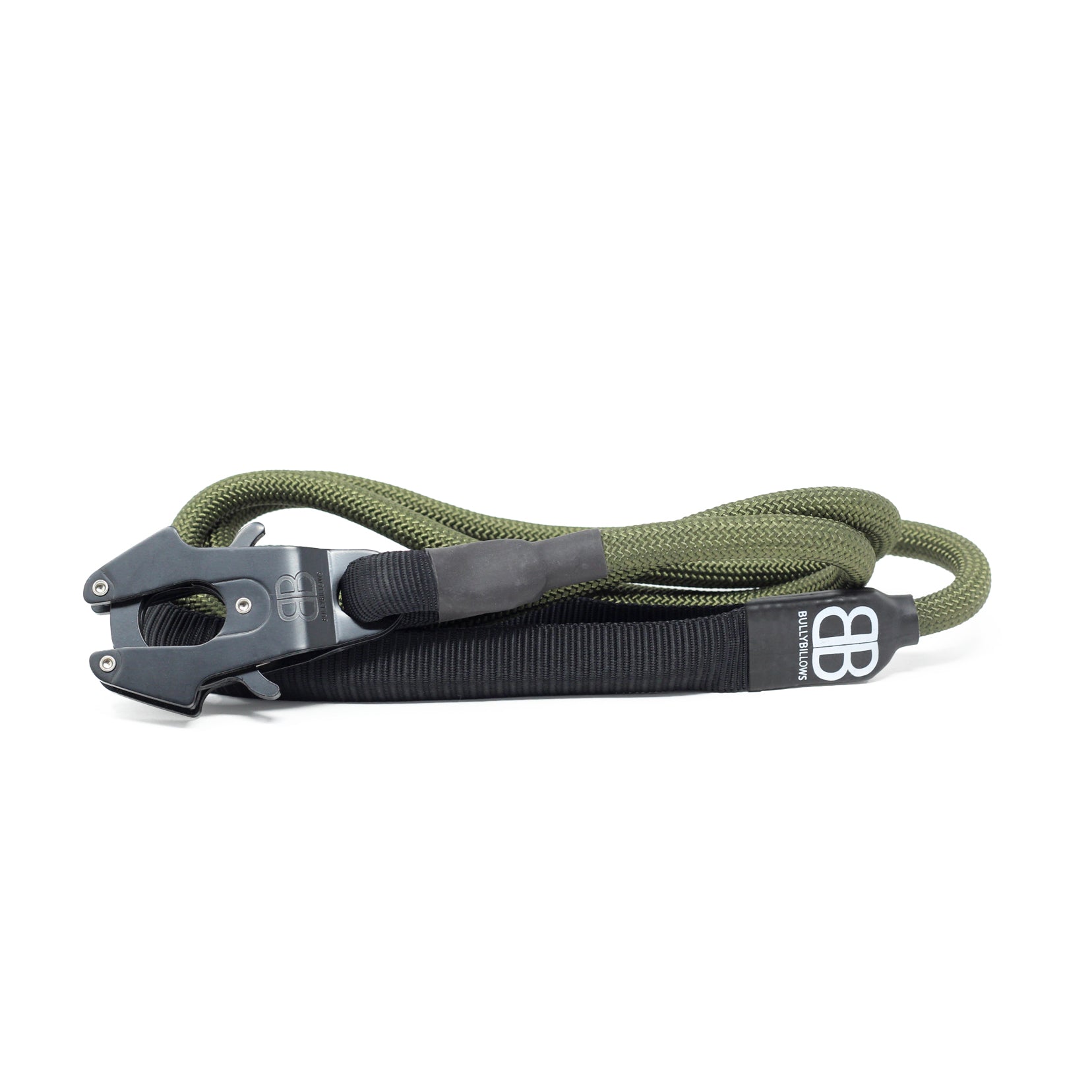 1.4m Combat Rope Lead - Secure Rated Clip - Khaki – BullyBillows Wholesale