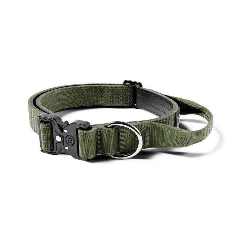 2.5cm Combat® Collar | With Handle & Rated Clip - Khaki v2.0