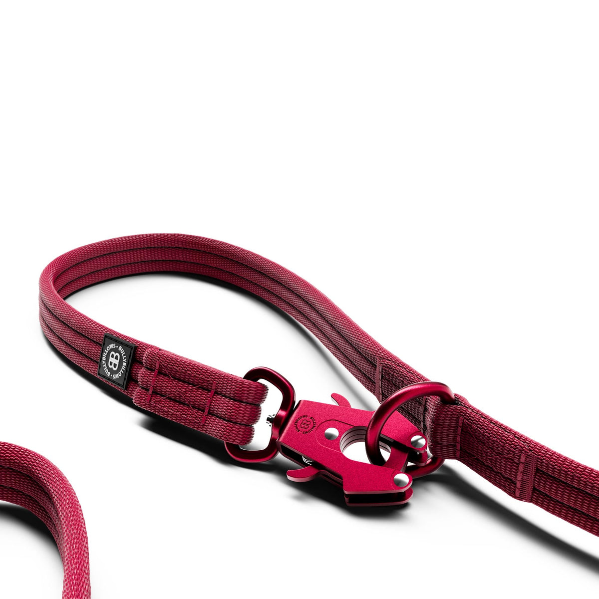 Lightweight Training Double Ended Dog Lead | 2m Length - Burgundy