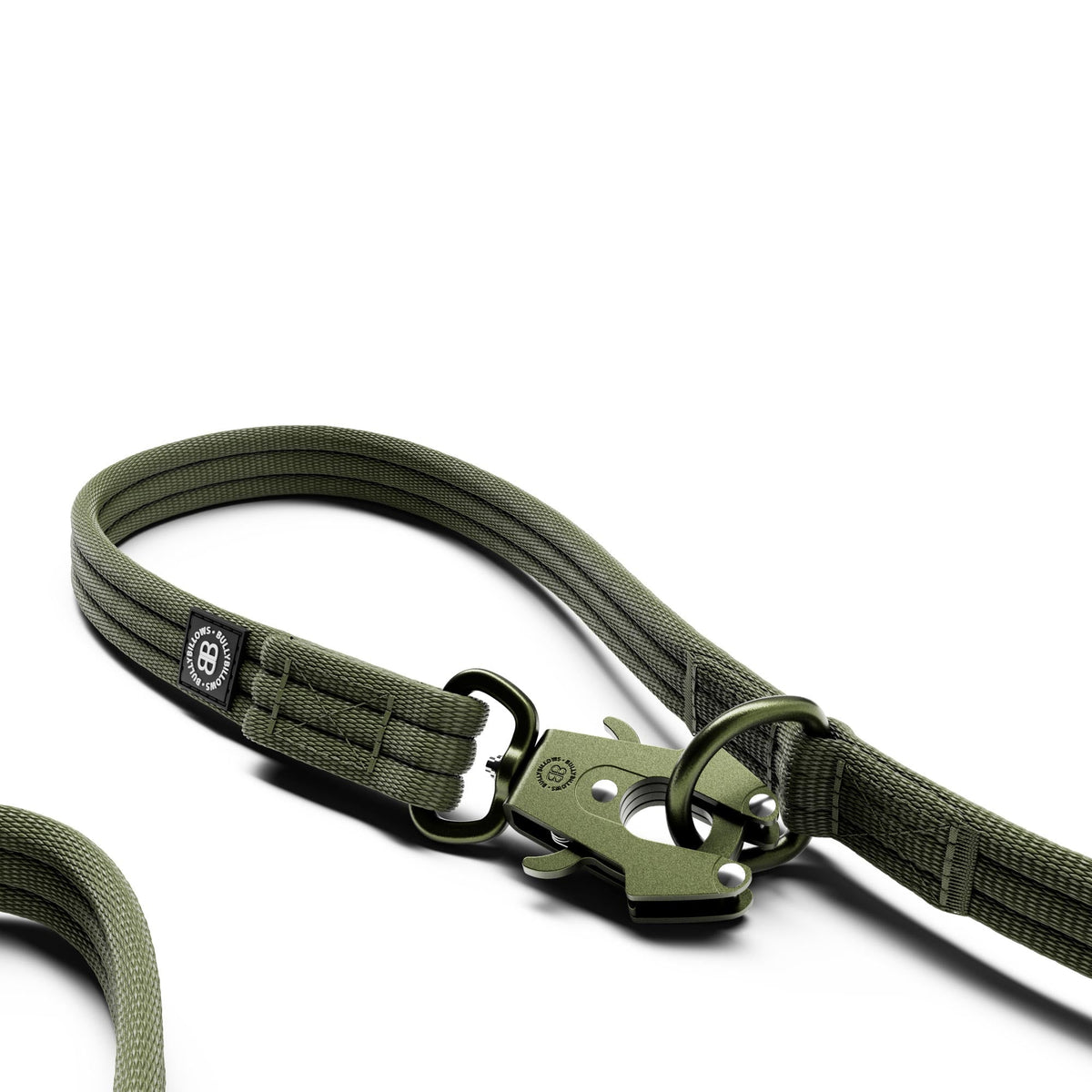 Lightweight Training Double Ended Dog Lead | 2m Length - Khaki