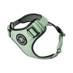 Premium Comfort Herringbone Harness | Non Restrictive & Adjustable - Mint Green
