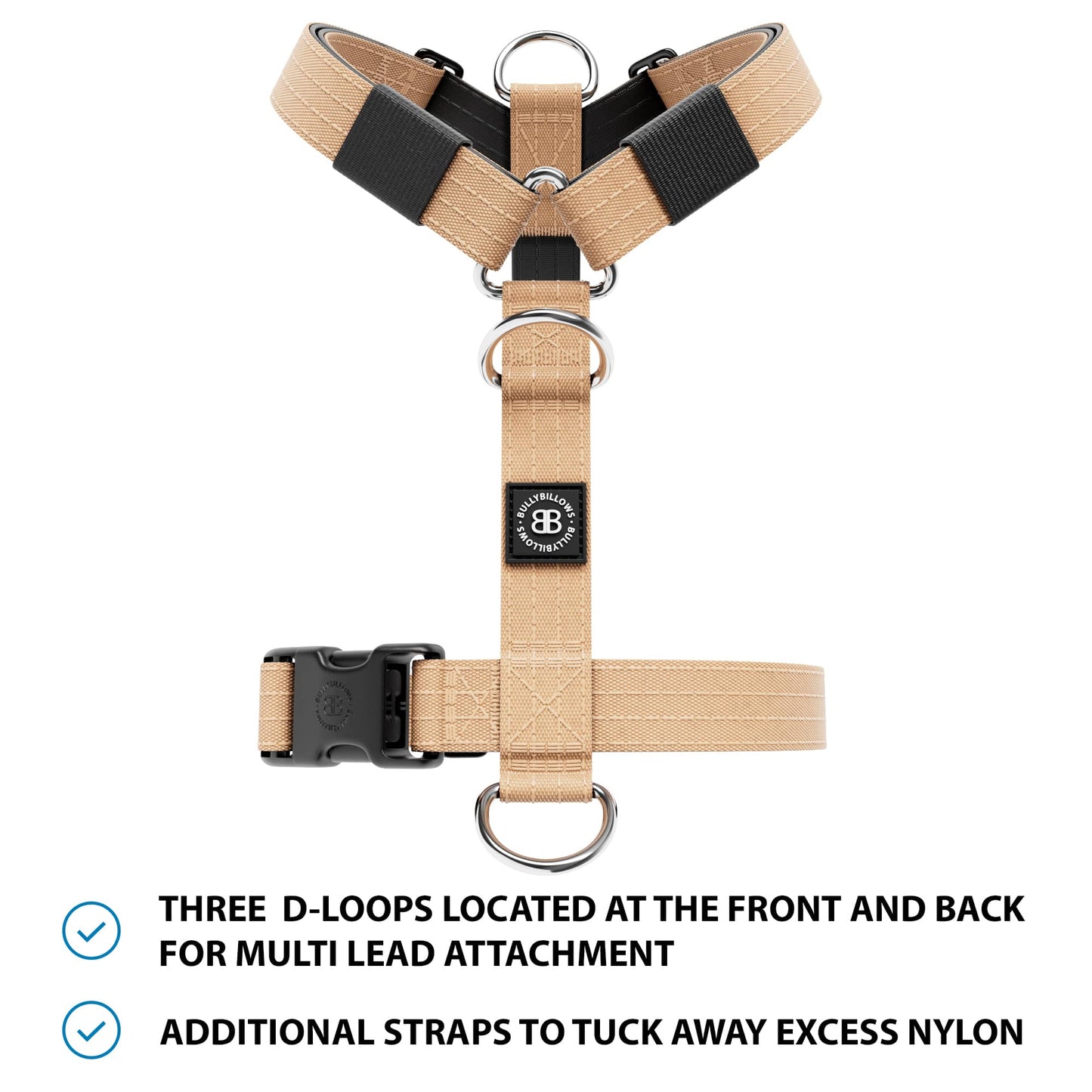 Training No Pull TRI-Harness® | Small Breeds - Tan