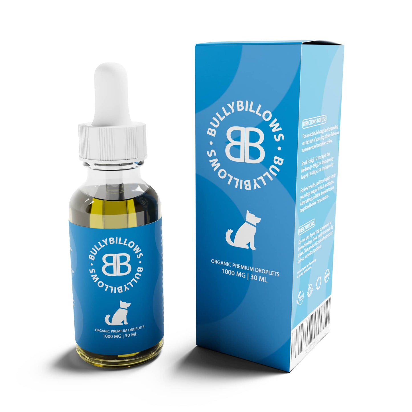Premium Hemp & Omega Droplets | Add to Food or Water - 1000mg