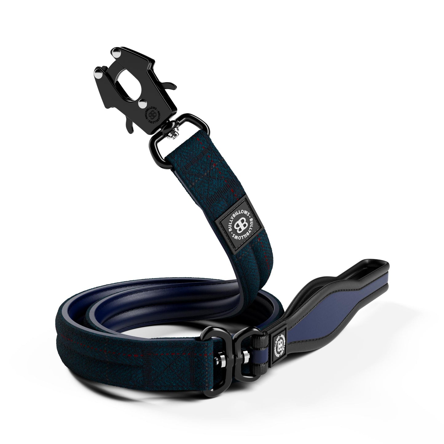 1.2m Tweed Mini Combat® Lead - Midnight Blue
