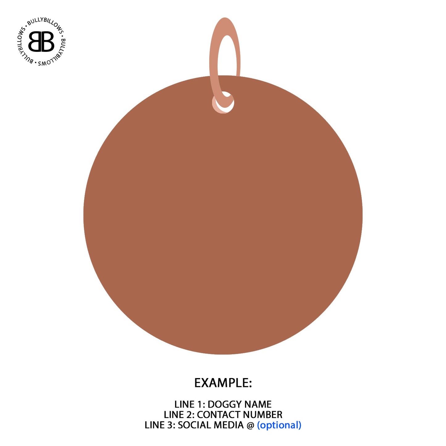ID Dog Tag - Rose Gold (With Gift Box)