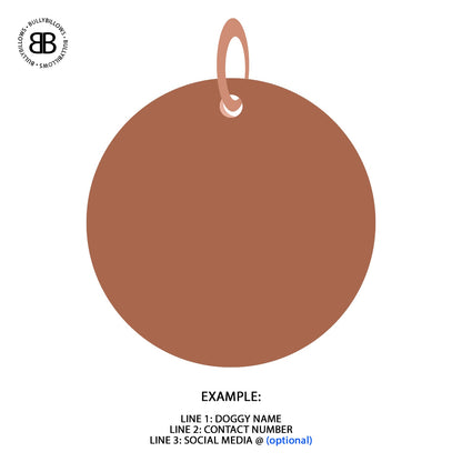 ID Dog Tag - Rose Gold (With Gift Box)
