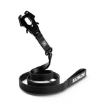 1.4m LIGHTER Swivel Combat Lead | Neoprene Lined, Secure Rated Clip with Soft Handle - Black x Black