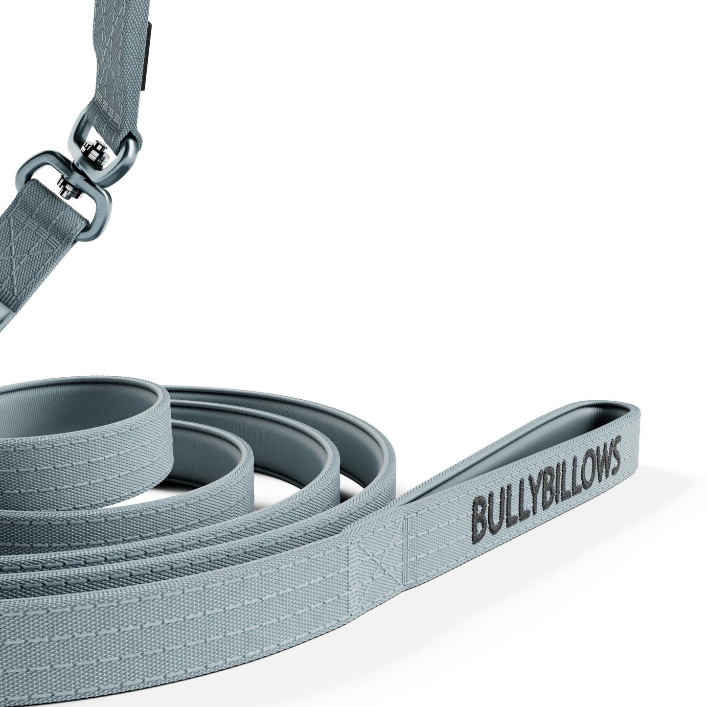 3M Lighter Swivel Combat Lead | Anti-Tangle & Secure Clip - Grey x Grey