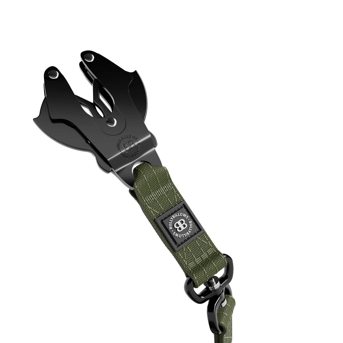 3m Swivel Combat Lead | Anti-Tangle & Secure Clip - Khaki