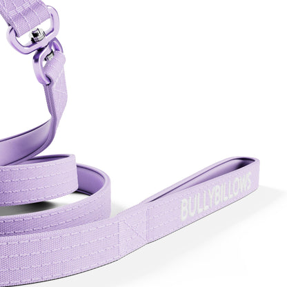 1.4m Lighter Swivel Combat Lead | Anti-Tangle & Secure Clip - Lavender X Ube