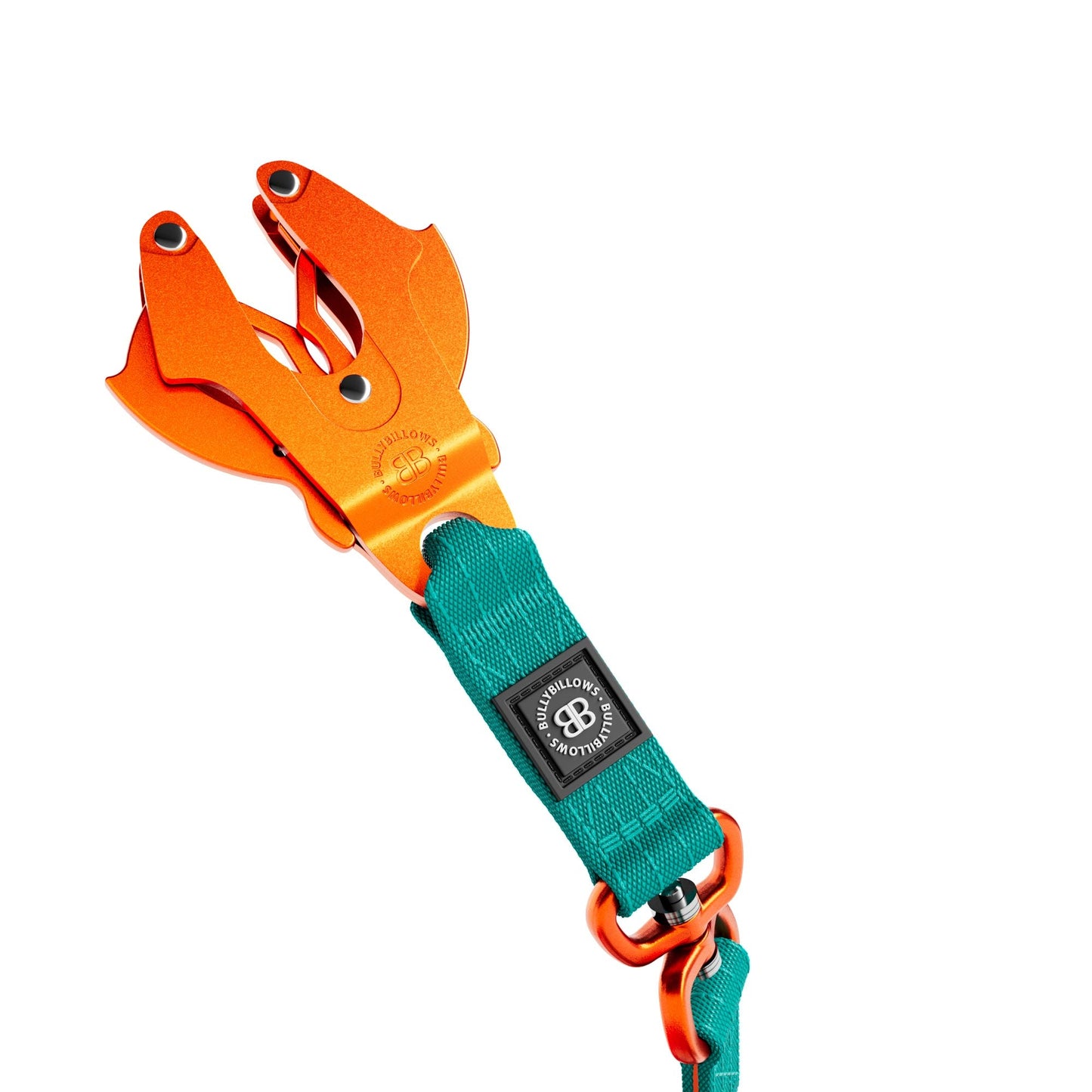 3M Lighter Swivel Combat Lead | Anti-Tangle & Secure Clip - Turquoise x Orange