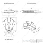 Ladder Combat® Lead - Multiple Handles - Carminerose v2