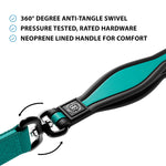 1.2m Mini Combat® Lead - Turquoise