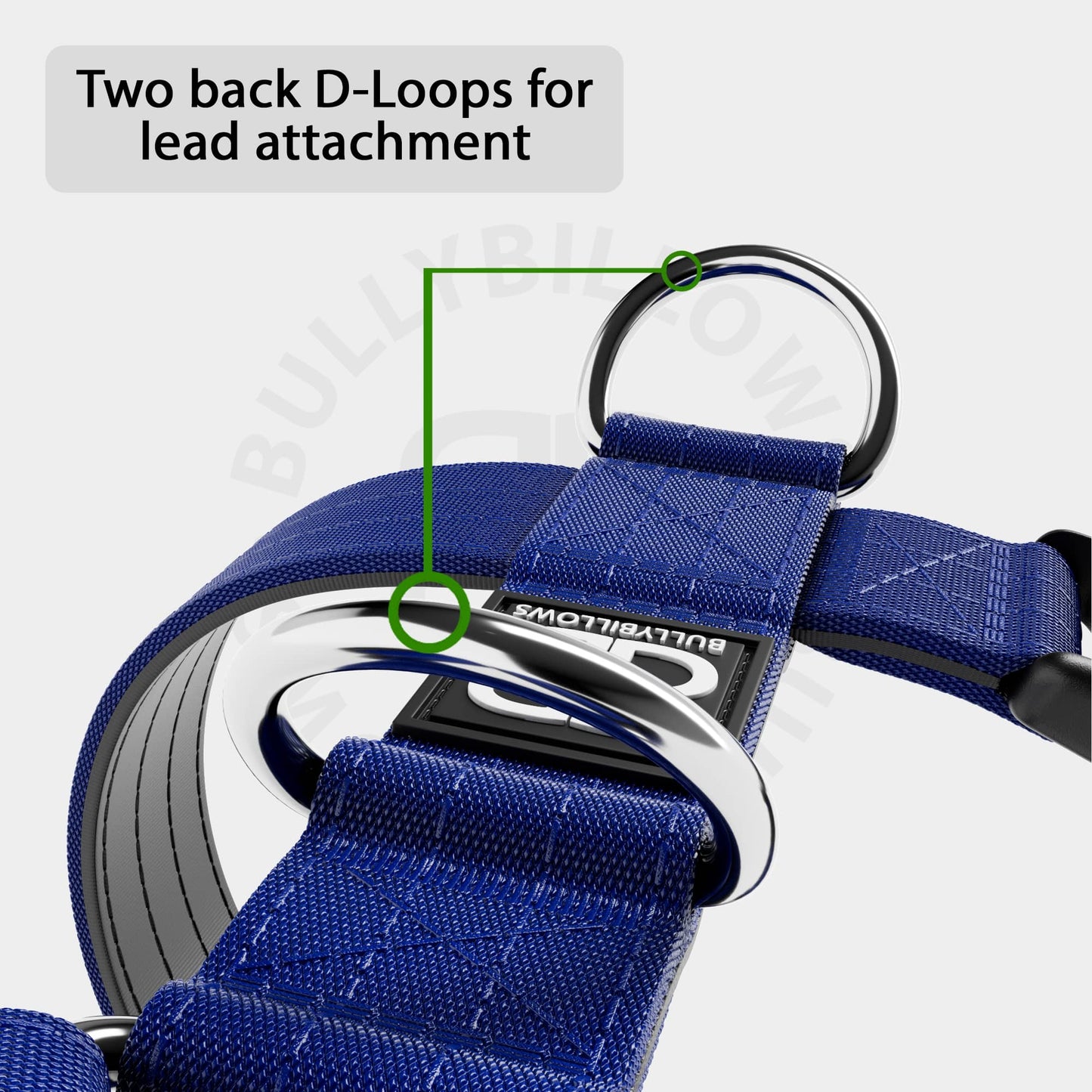 TRI-Harness® | Anti-Pull, Adjustable & Durable - Dog Trainers Choice -  Blue v2.0