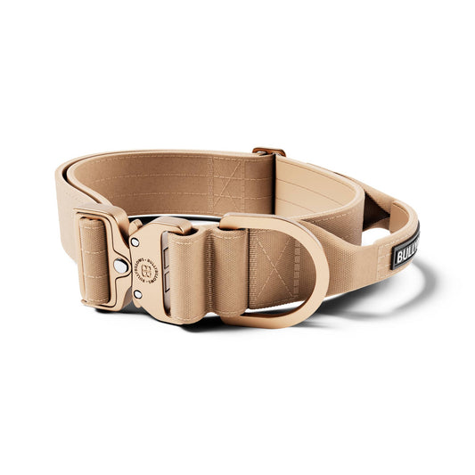 5cm LIGHTER Combat® Collar | With Handle Rated Clip - Tan x Tan
