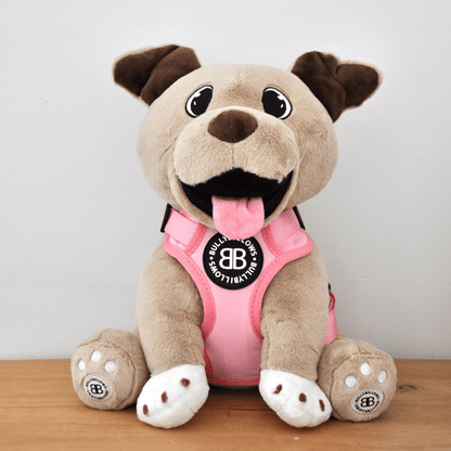 XL Bully Teddy Bear Harness | Pink