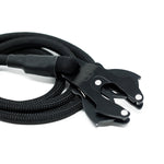 1.4m Combat Rope Lead - Secure Rated Clip - Black